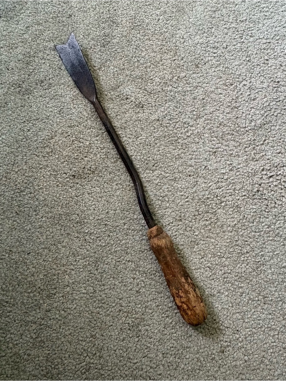 Vintage Asparagus Knife Wooden Handle
